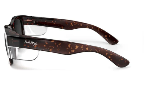Safestyle Fusions Brown Tort Frame Polarised Lens Safety Glasses