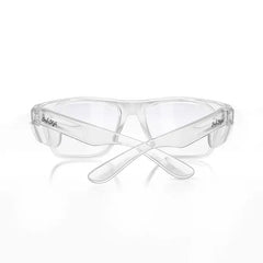 SafeStyle Fusions Clear Frame Clear Lens UV400 Safety Glasses