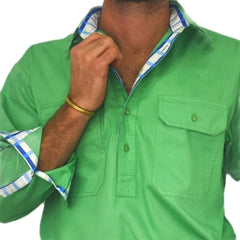 Antola Bryce Half Button Shirt [Siz:M]