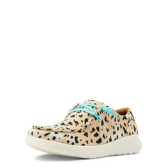 Womens Hilo Washed Animal Print Shoe