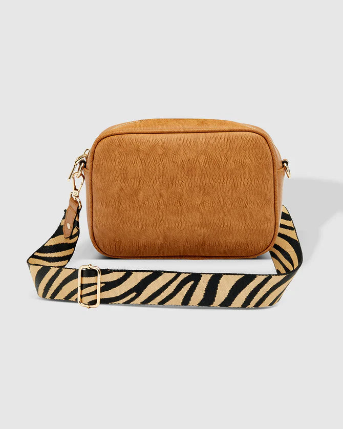 Ginger Zebra Crossbody Bag
