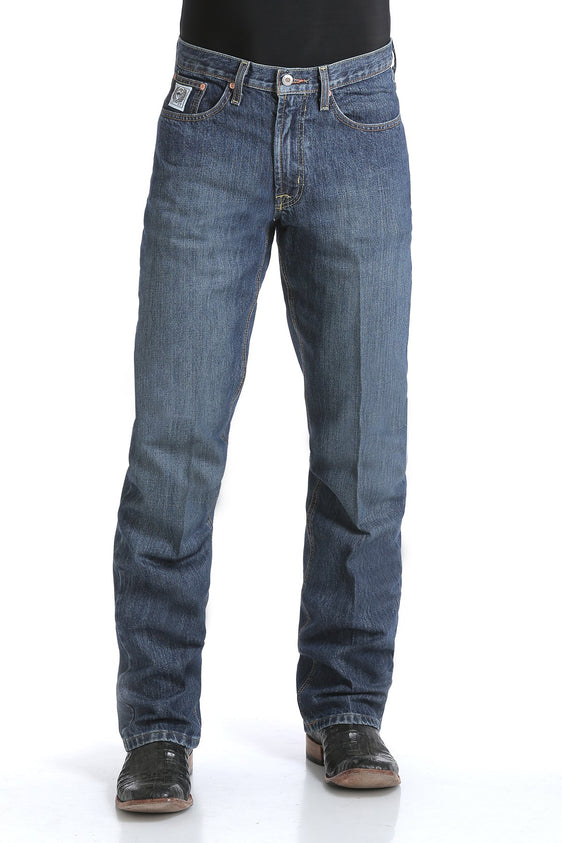 Cinch Mens White Label Relaxed Fit Dark Jean [Siz:27x34]