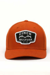 Cinch Men's Western Cap - Orange [Siz:S/M]