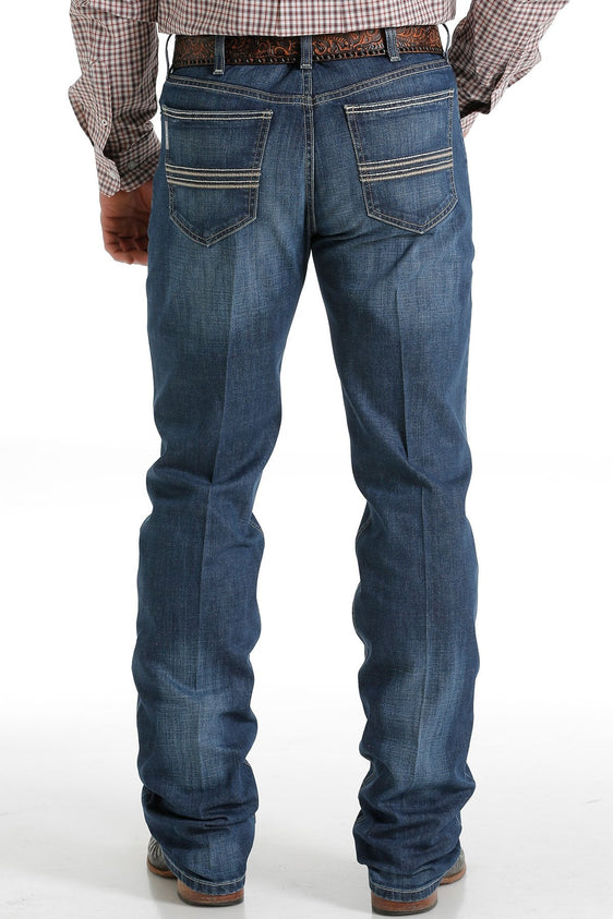 Cinch Men's Slim Fit Silver Label Jean - Dark Stonewash [Siz:30/34]