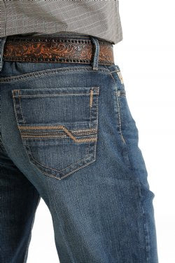 Cinch Mens Grant Relaxed Fit Jean - Medium Stonewash [Siz:31x34]