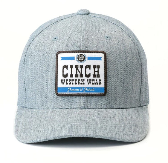 Cinch Mens Western Cap - Heather Blue [Siz:S/M]