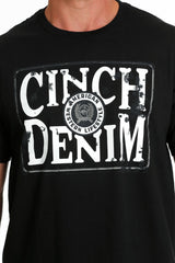 Cinch Mens T-Shirt Logo Black [Siz:L]