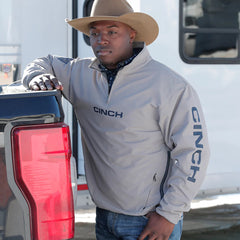 Cinch Men's Grey Windbreaker [Siz:S]