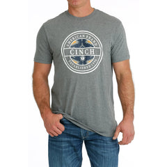 Cinch Men's Classic American Brand Tee - Grey [Siz:S]