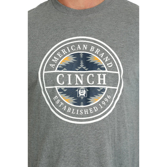 Cinch Men's Classic American Brand Tee - Grey [Siz:M]