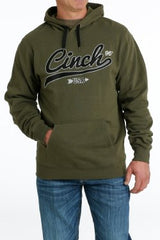 Cinch Men's Hoodie - Olive [Siz:S]