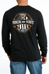 Cinch Men's Pioneers & Patriots Tee - Black [Siz:M]