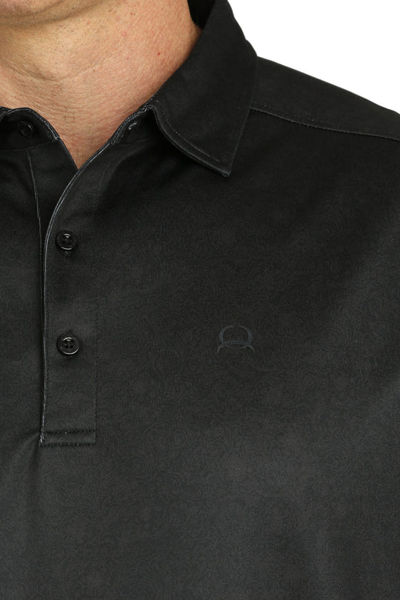 Cinch Mens ArenaFlex Polo - Black [Siz:XS]