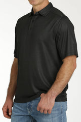 Cinch Mens Arena Flex Polo - Black [Siz:S]