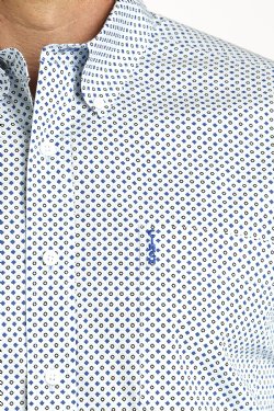 Cinch Men's Modern Fit Button Down Shirt - Light Blue [Siz:M]
