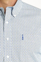 Cinch Men's Modern Fit Button Down Shirt - Light Blue [Siz:L]