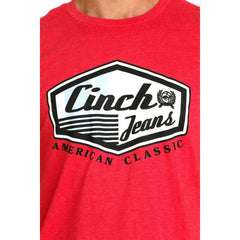 Cinch Mens Red Graphic Tee [Siz:S]