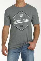 Cinch Mens Jeans Tee - Grey [Siz:S]