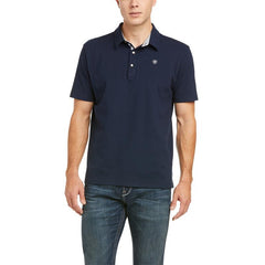 Ariat Mens Medal Polo [Col:Navy Siz:XS]