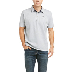 Ariat Mens Medal Polo [Col:Navy Siz:S]