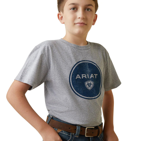 Ariat Boys Worn Around Tee [Siz:XS]