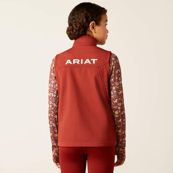 Ariat New Team Softshell Vest - Fired Brick [Siz:M]