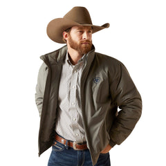 Ariat Mens Team Insulated Jacket [Col:Jetty Grey Siz:S]