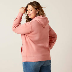 Ariat Women's Fading Lines Hoodie - Dusty Rose [Siz:M]