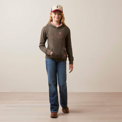 Ariat Girls Thunderbird Hoodie - Banyan Bark [Siz:L]