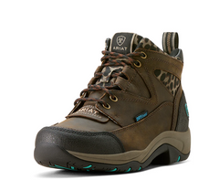 Ariat Womens Terrain H20 - Chocolate/Camo Leopard Print [Siz:7]