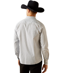 Ariat Mens Maxwell Modern Fit Long Sleeve Shirt - Blue [Siz:S]