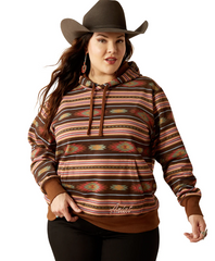 Ariat Womens Skyline Hoodie - Soft Silt Serape Print [Siz:S]