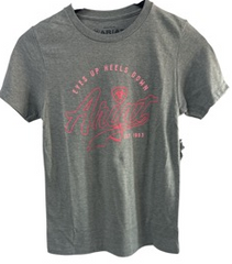 Ariat Girls S/S Tee - Heels Down [Col:Ice Berg Siz:XL]