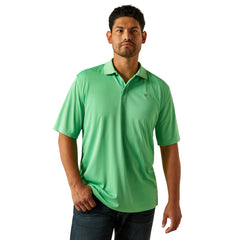 Ariat Mens Tek Short Sleeve Polo - Irish Green [Siz:S]