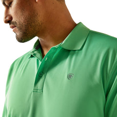 Ariat Mens Tek Short Sleeve Polo - Irish Green [Siz:S]