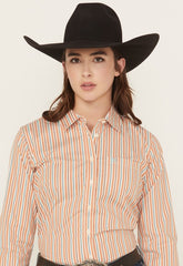 Ariat Womens Wrinkle Resistant Kirby Long Sleeve Shirt - Malia Stripe [Siz:S]