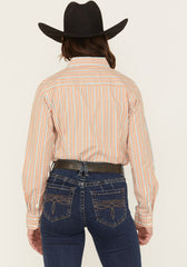 Ariat Womens Wrinkle Resistant Kirby Long Sleeve Shirt - Malia Stripe [Siz:S]