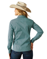 Ariat Womens Wrinkle Resistant Kirby Long Sleeve Shirt - Odina Geo [Siz:S]