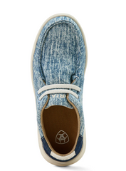 Ariat Kids Hilo Shoe - Washed Denim / Dark Denim [Siz:12]