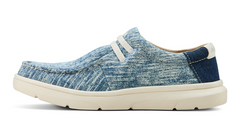 Ariat Kids Hilo Shoe - Washed Denim / Dark Denim [Siz:12]