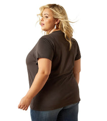 Ariat Womens Southwest Classic Short Sleeve Tee - Vintage Black [Siz:S]