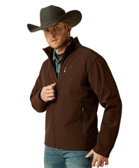 Ariat Men's Logo Softshell Jacket - Brown [Siz:S]