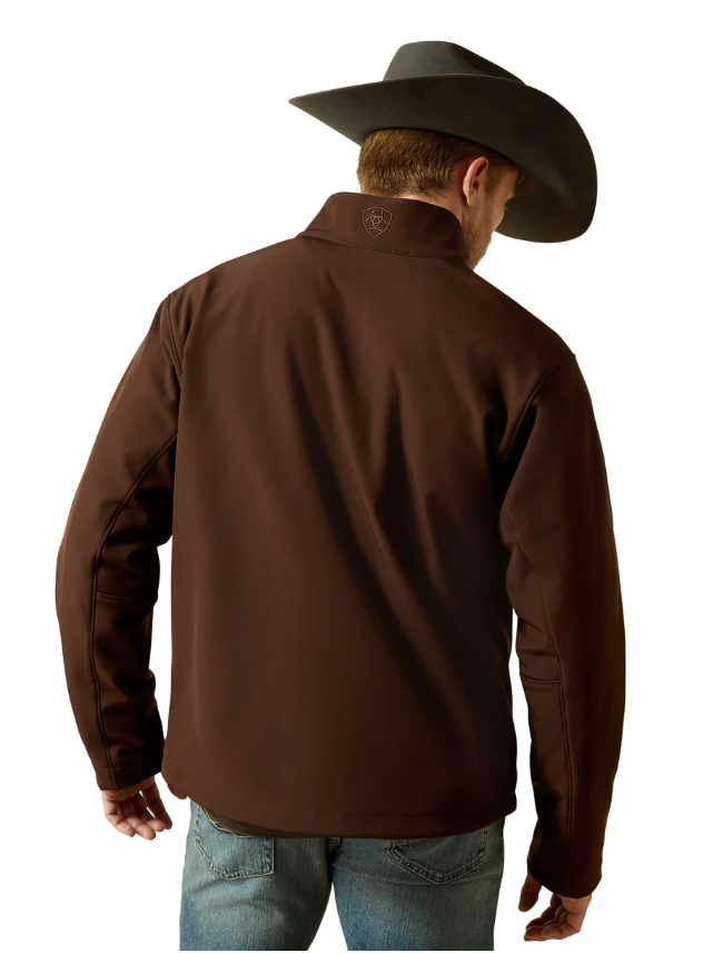 Ariat Men's Logo Softshell Jacket - Brown [Siz:S]