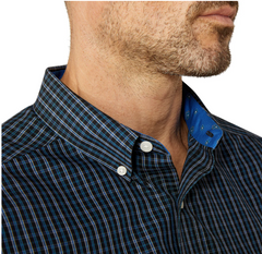 Ariat Mens Wrinkle Free Carlos Classic Fit Shirt - Black [Siz:S]