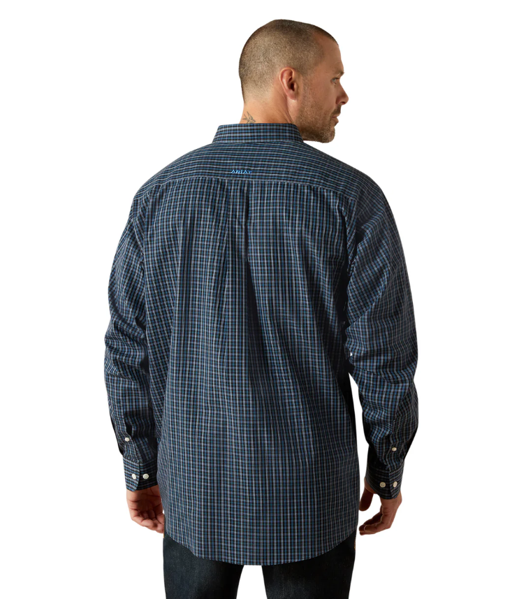 Ariat Mens Wrinkle Free Carlos Classic Fit Shirt - Black [Siz:S]