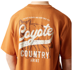 Ariat Boys Ariat Coyote Country T-Shirt - Adobe [Siz:XS]