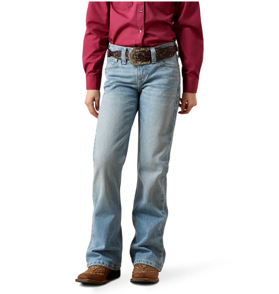 Ariat Girls Aisha Boot Cut Jeans - Porto [Siz:7R]