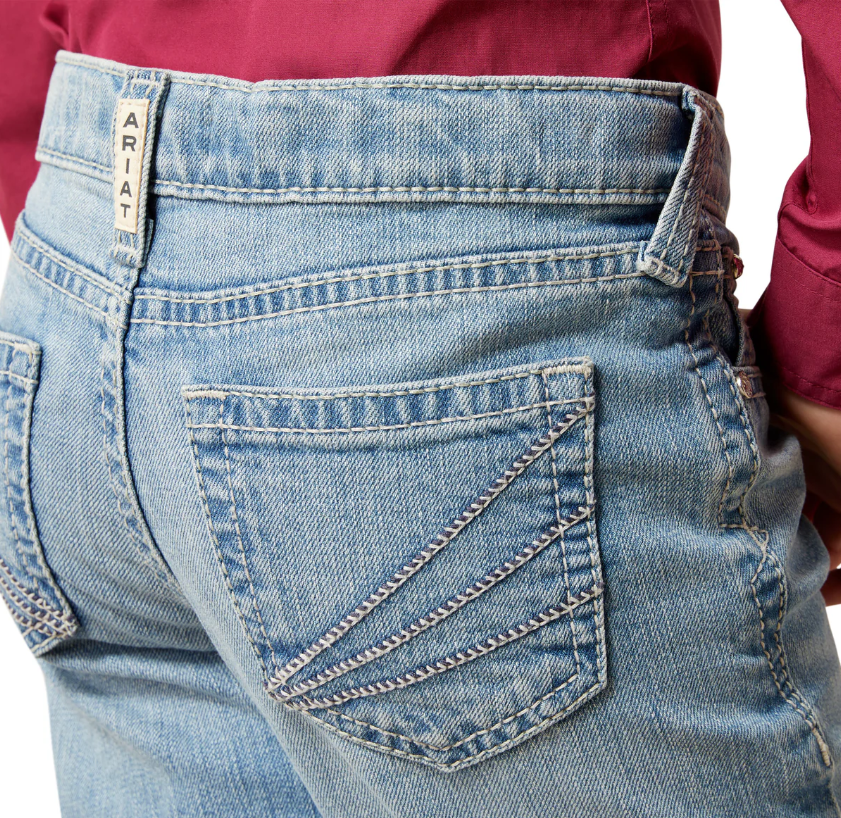 Ariat Girls Aisha Boot Cut Jeans - Porto [Siz:7R]