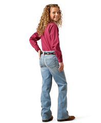 Ariat Girls Aisha Boot Cut Jeans - Porto [Siz:7R]