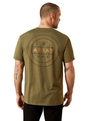 Ariat Men's Ropers Seal T-Shirt - Military Heather [Siz:S]